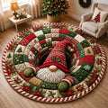 3D Optical Illusion Round Christmas Rug – 17 Festive Designs