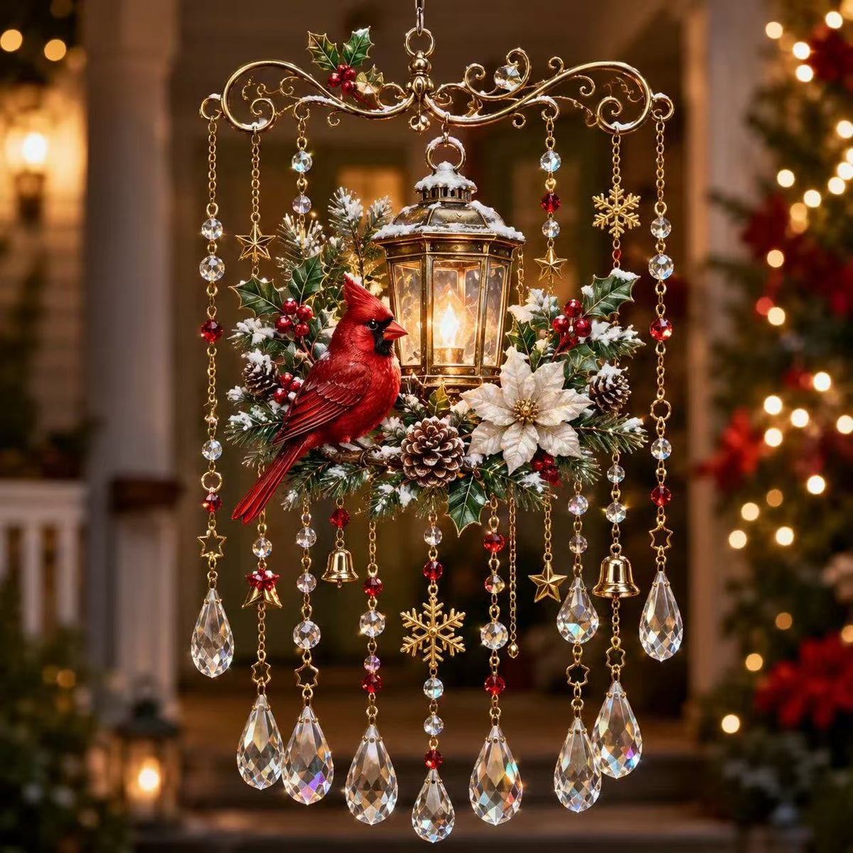 Cardinal Holiday Hanging Decoration