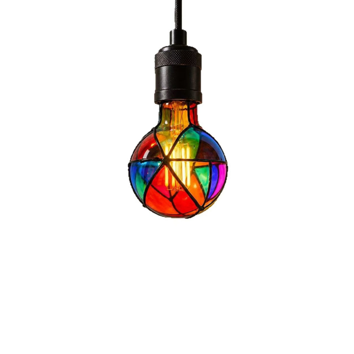 Mosaic-Style Decorative Light Bulb