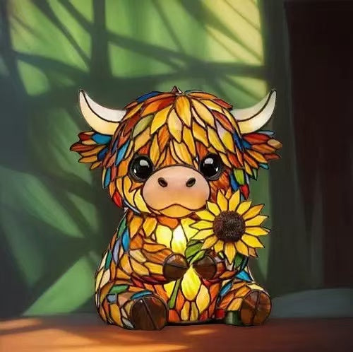 Highland Cow Accent Lamp