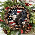 Patriotic Eagle Wreath